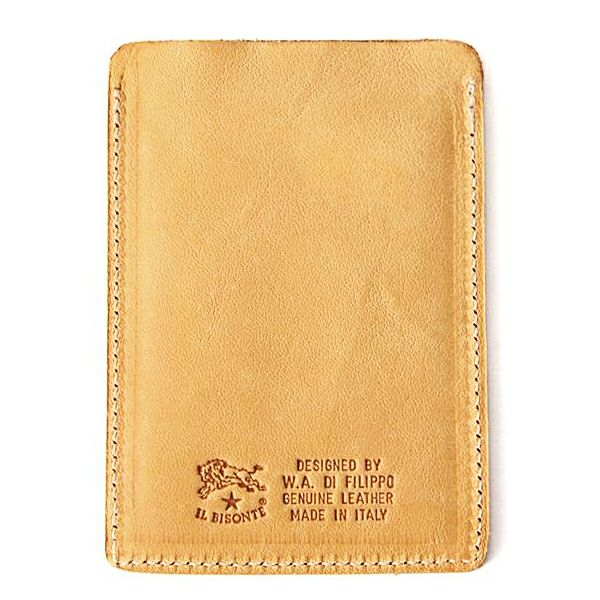IL BISONTE/イルビゾンテ】CARD CASE レザーパスケース カードケース
