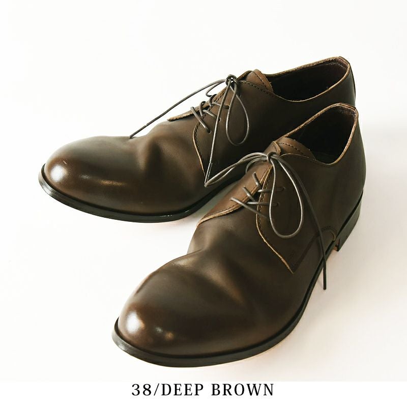 PADRONE/パドローネ】DERBY PLAIN TOE SHOES “JACK”・PU7358-2001-11C