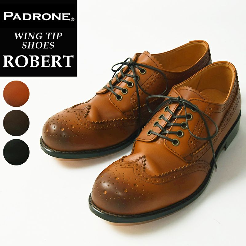 PADRONE/パドローネ】WING TIP SHOES・ PU8054-2023 | GEOGRAPHY