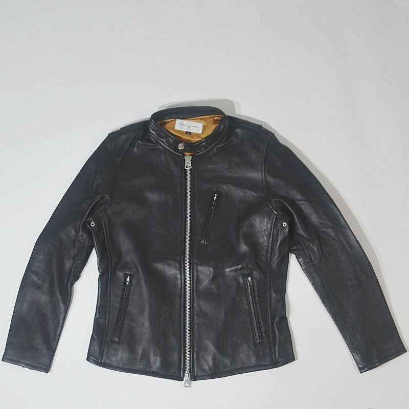 【美品】【Mサイズ】Retro Grade レザー シングルライダースジャケット Retro Grade（レトログレード） レザージャケット 革ジャン シープ