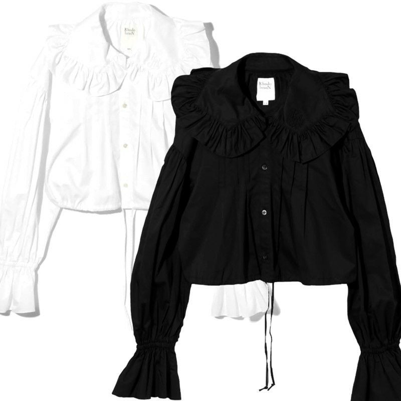 RhodolirioN/ロドリリオン】MONOGRAM STITCH SPENCER SHIRT・NQ853