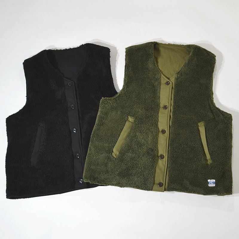 ARMYTWILL 別注 ベスト リバーシブル ボア フリース　ツイル ARMY TWILL（アーミーツイル）の「ARMYTWILL/アーミーツイル 別注