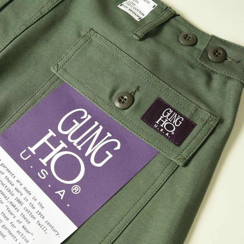 GUNG HO/ガンホー】FATIGUE TROUSER・GHP06 | GEOGRAPHY online store