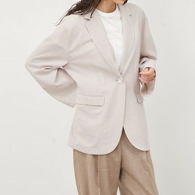 ミラオーウェン Mila Owen ドロップショルダー シアージャケットチェック ミラオーウェン Mila Owen ドロップショルダー シアージャケット