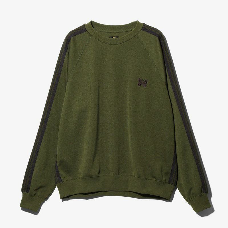 NEEDLES/ニードルズ】TRACK CREW NECK SHIRT - POLY SMOOTH・OT227(S