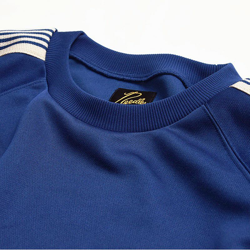 NEEDLES/ニードルズ】TRACK CREW NECK SHIRT - POLY SMOOTH・OT227(S