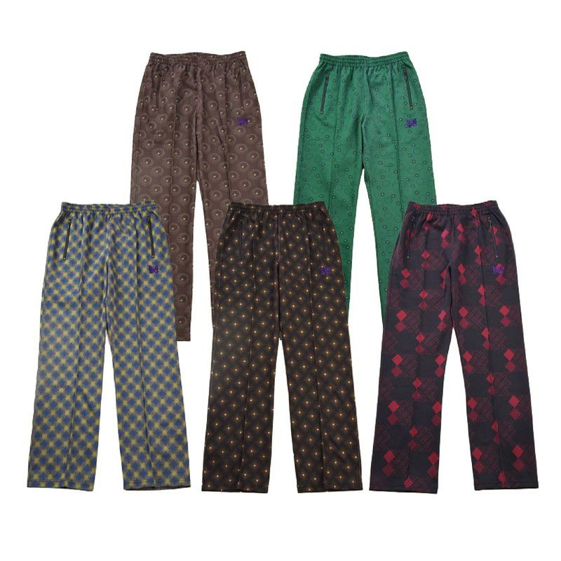 希少美品 Needles トラックパンツ ダイヤ総柄 XS 22AW LQ225 NEEDLES/ニードルズ】TRACK PANT - POLY JQ・LQ225(S・M・Lサイズ)