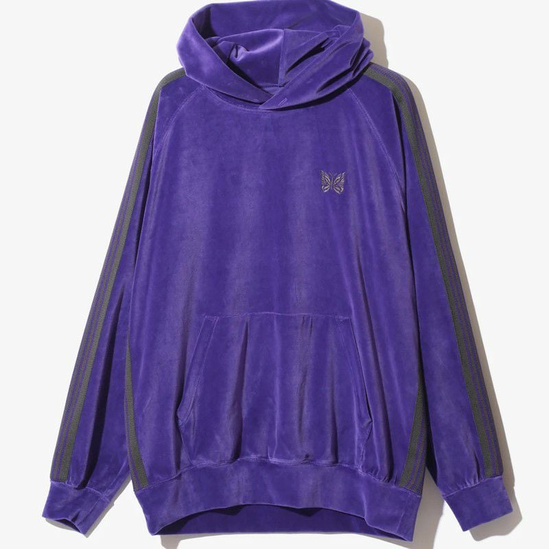 Needles ニードルス ジャガード チェスターコート パープル サイズ2 NEEDLES/ニードルズ】TRACK HOODY - C/PE VELOUR・NS252(S・M・Lサイズ)