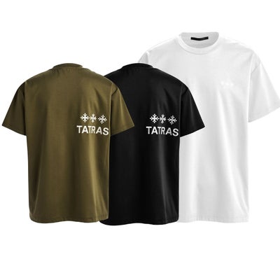 TATRAS/タトラス】メンズ NUNKI(ヌンキ)/バック刺繍Tシャツ・MTAT24S8193