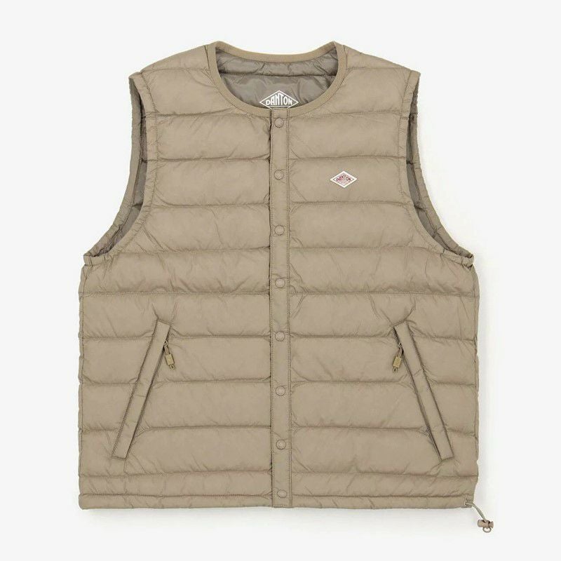 DANTON/ダントン】MEN'S CREWNECK INNER DOWN VEST・DT-A0026NNF