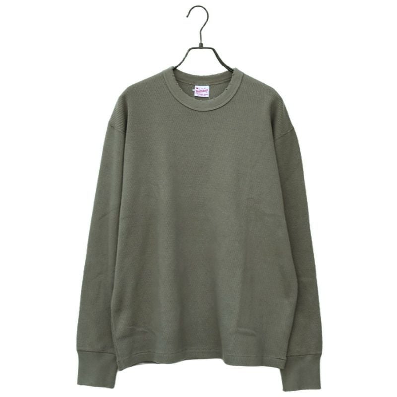 HEALTHKNIT/ヘルスニット】THERMAL KING RASCHEL HONEYCOMB CREWNECK L