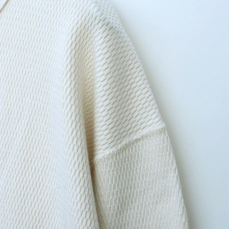 HEALTHKNIT/ヘルスニット】THERMAL KING RASCHEL HONEYCOMB CREWNECK L