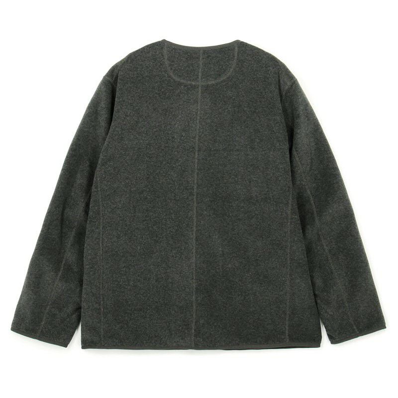 DANTON/ダントン】MEN'S FLEECE COLLARLESS JACKET・JD-8939-2