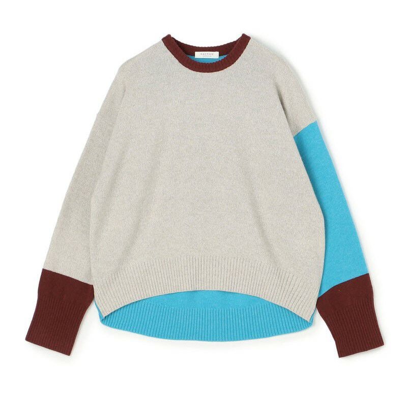 MACPHEE/マカフィーNZ LAMBS 9G クルーネックプルオーバー