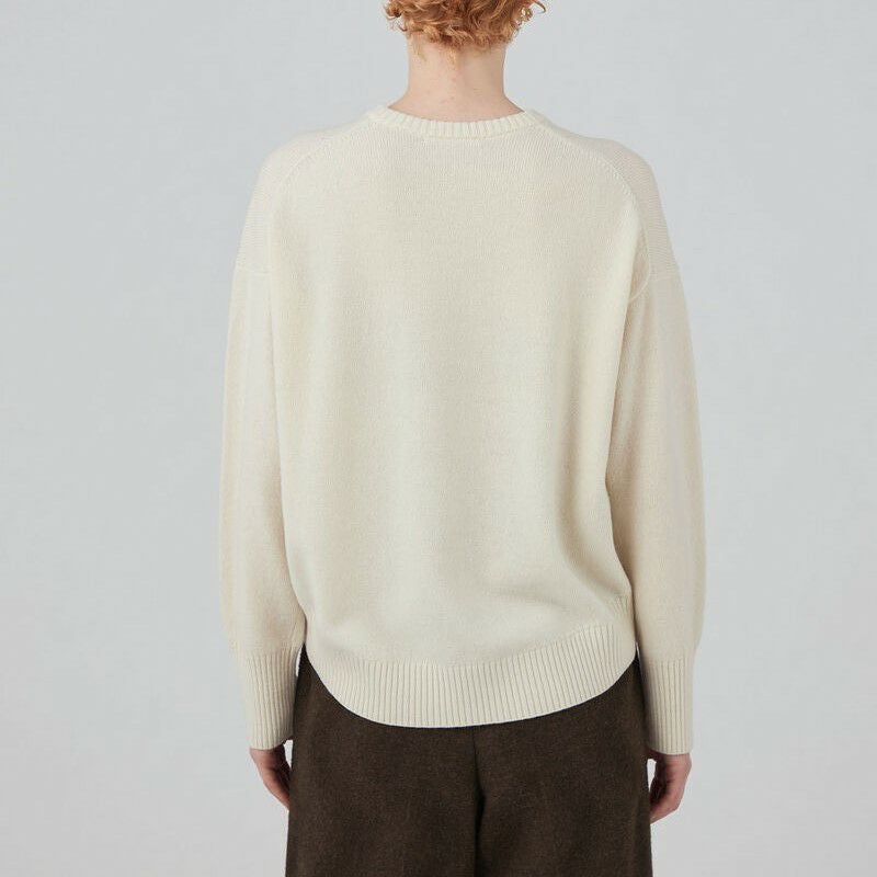 MACPHEE/マカフィーNZ LAMBS 9G クルーネックプルオーバー