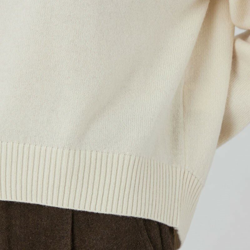 MACPHEE/マカフィーNZ LAMBS 9G クルーネックプルオーバー