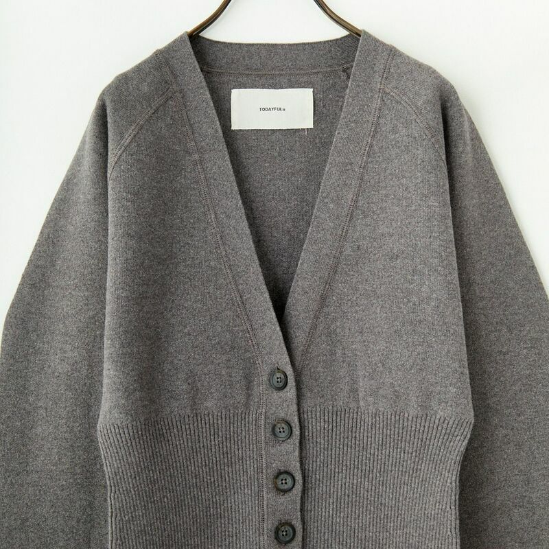 TODAYFUL/トゥデイフル】Waistshape Knit Cardigan・12420529