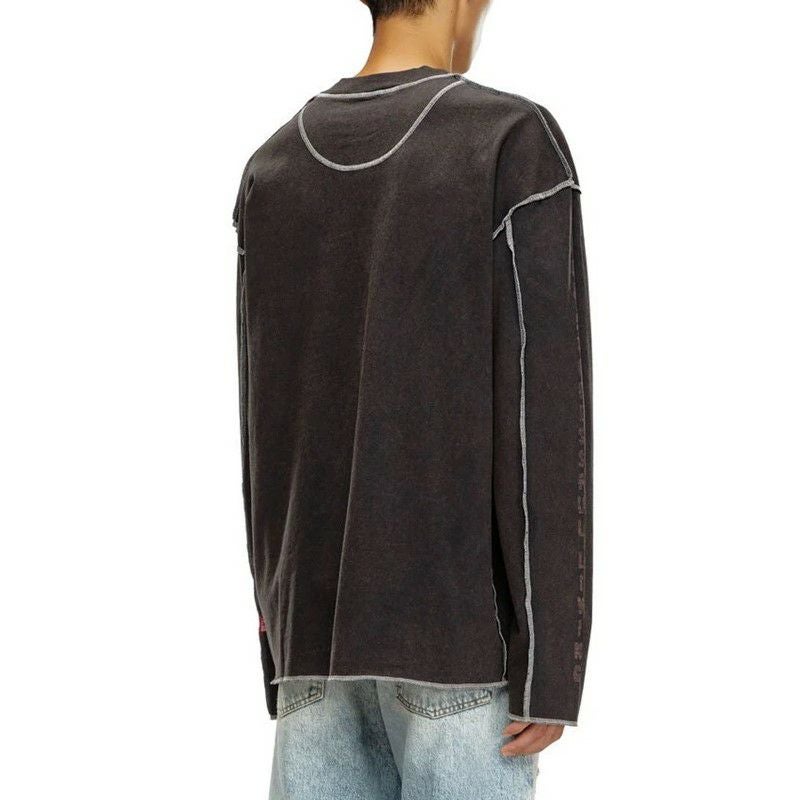 DIESEL/ディーゼル】T-CRAOR-LS(オーバーロックステッチロンT