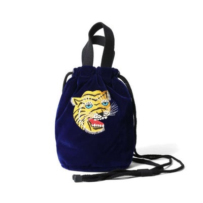HOUSTON/ヒューストン】VELVETEEN EFFECT BAG (TIGER)・6874 