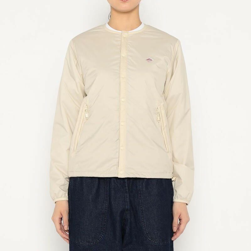 DANTON/ダントン】WOMEN'S INSULATION COLLARLESS JACKET・#DT-A0632