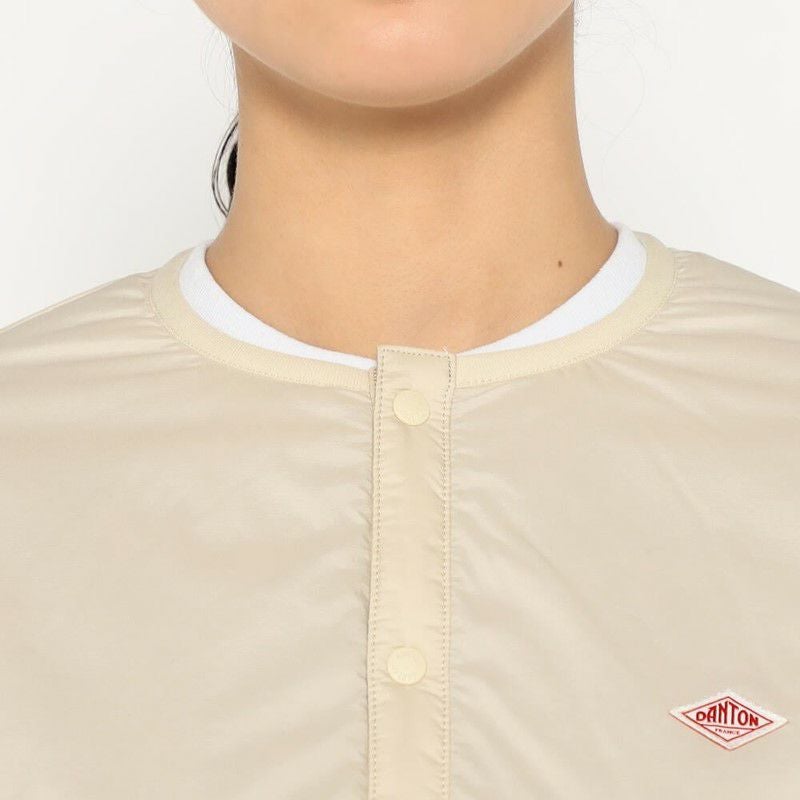 DANTON/ダントン】WOMEN'S INSULATION COLLARLESS JACKET・#DT-A0632