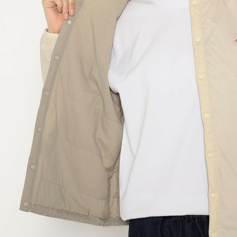 DANTON/ダントン】WOMEN'S INSULATION COLLARLESS JACKET・#DT-A0632