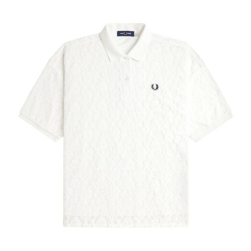 FRED PERRY/フレッドペリー】ウィメンズ Lace Overlay Polo Shirt