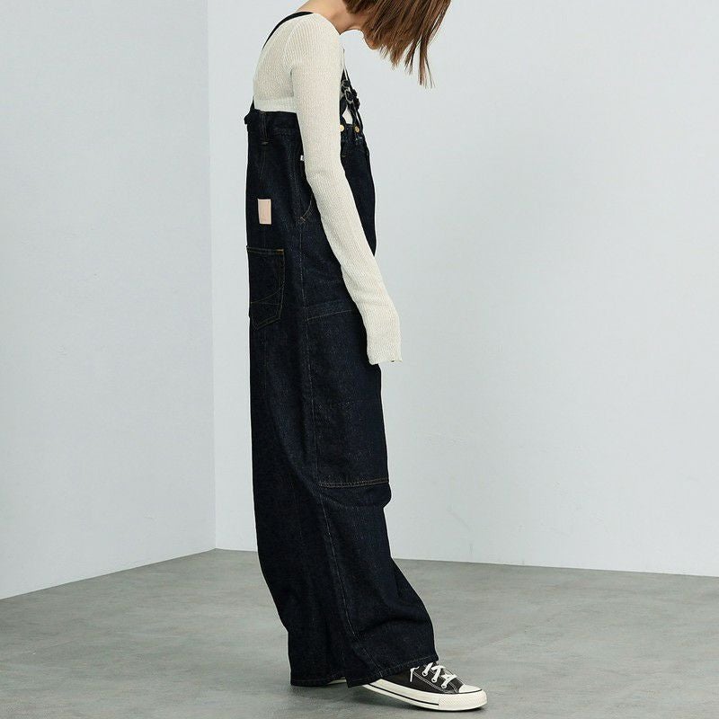 アトリエ サムシング ベアサロペット オールインワン 3WAY デニム 1.9万 atelier SOMETHING/アトリエサムシング】W KNEE SALOPETTE(マルチ