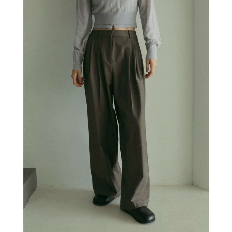 anuke/アンヌーク】ウィメンズ Panel Wide Pants(パネルワイドパンツ