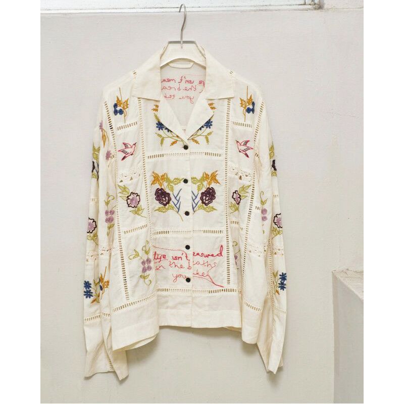 TODAYFUL/トゥデイフル】ウィメンズ Embroidery Patchwork Shirts(エン