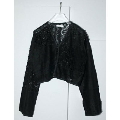 anuke/アンヌーク】ウィメンズ Patchwork Lace Cardigan(パッチワーク 
