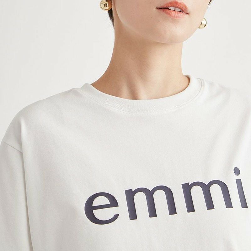 emmi/エミ】ウィメンズ 10th eco emmiロゴTシャツ・13WCT251061