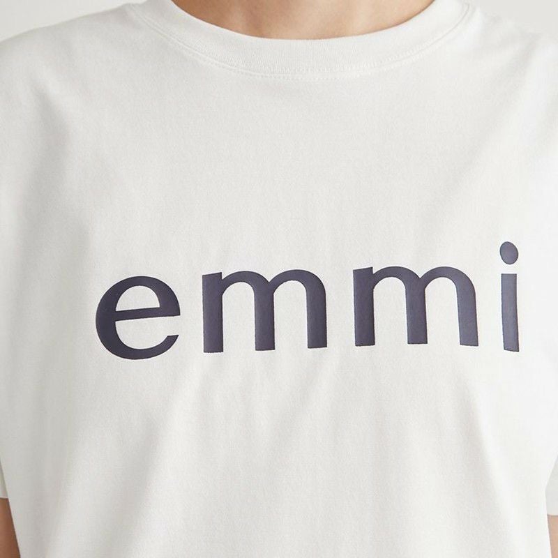 emmi/エミ】ウィメンズ 10th eco emmiロゴTシャツ・13WCT251061