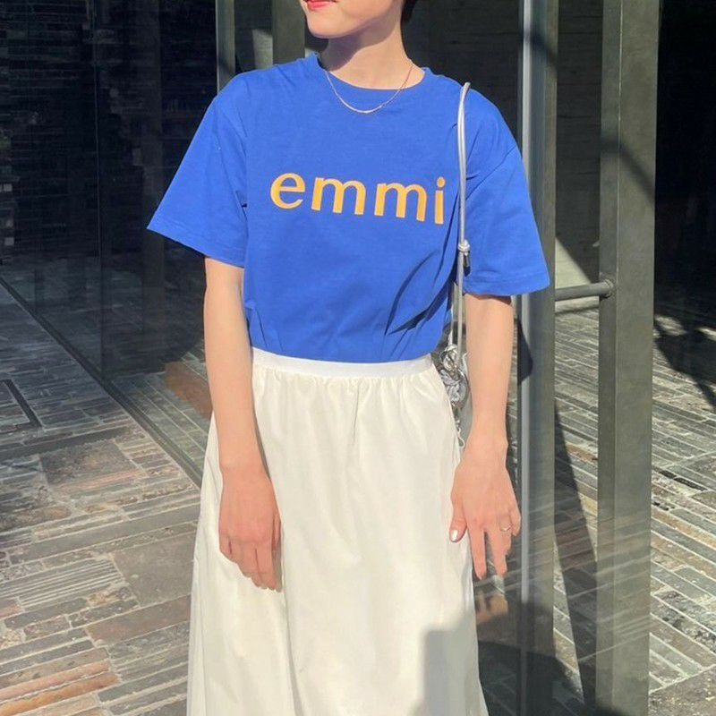 emmi/エミ】ウィメンズ 10th eco emmiロゴTシャツ・13WCT251061