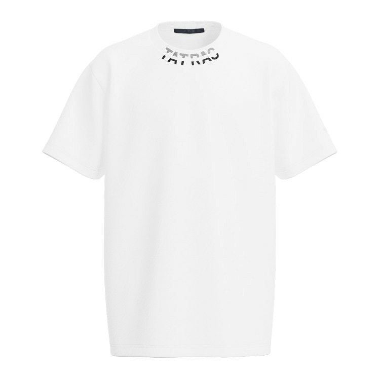 TATRAS Tシャツ/M/コットン/WHT/LTOU24S8632 TATRAS/タトラス】WANDO(ワンド トップス)|ロゴプリントリブTシャツ