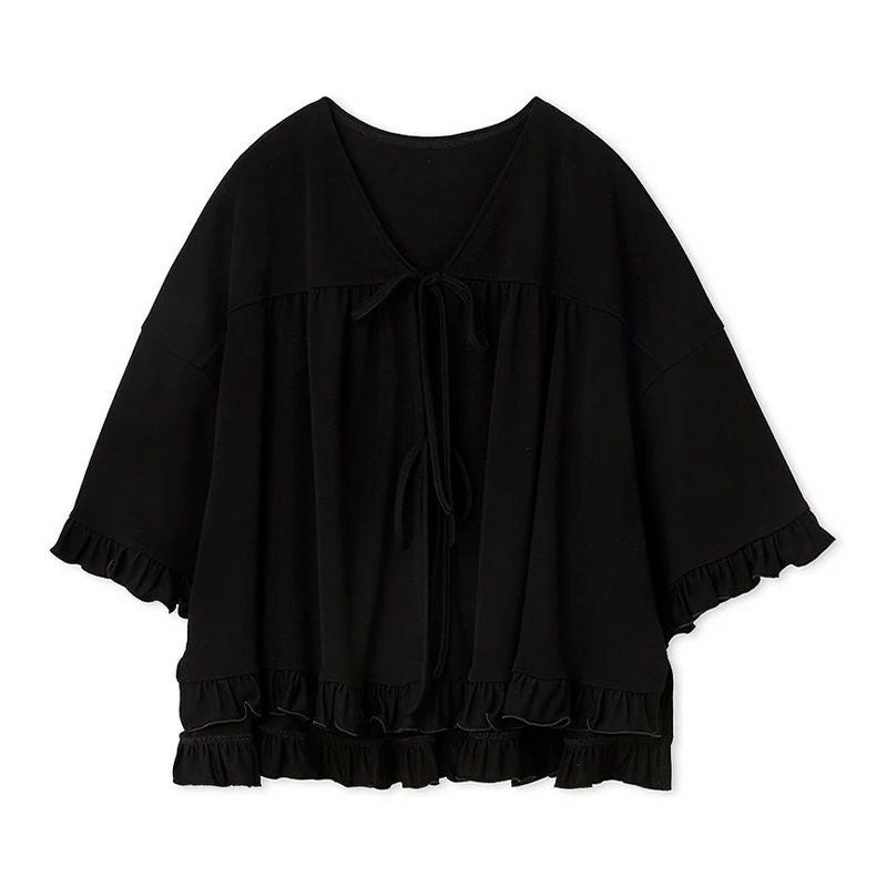 snidel スナ ボリュームフリルカットブラウス uvカット ウォッシャブル SNIDEL/スナイデル】ボリュームフリルカットブラウス/UVカット