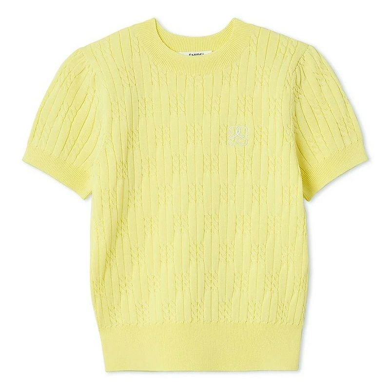 SNIDEL/スナイデル】Sustainableワンポイントニットプルオーバー