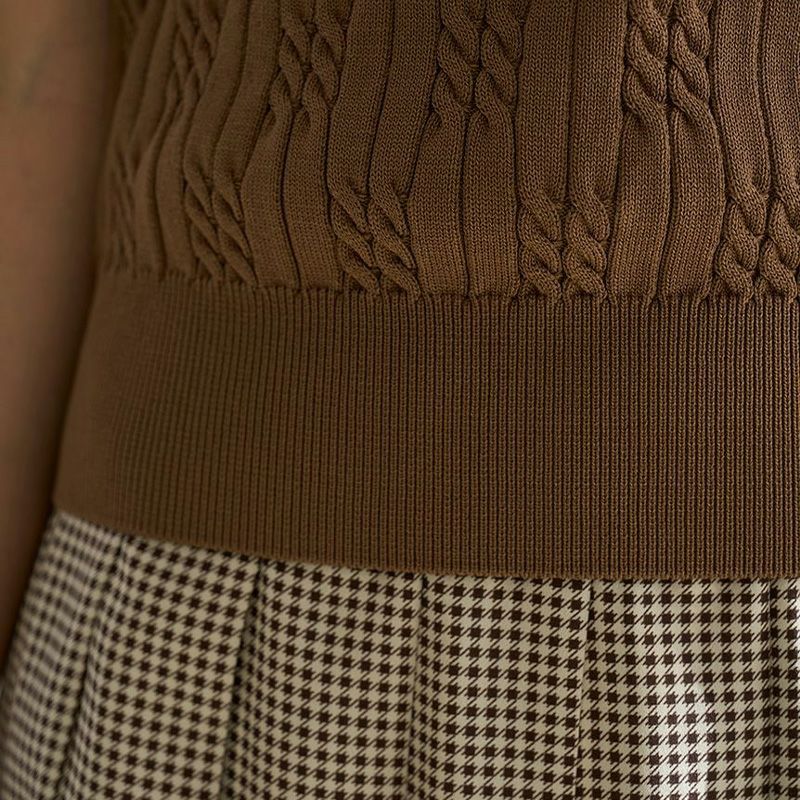 SNIDEL/スナイデル】Sustainableワンポイントニットプルオーバー