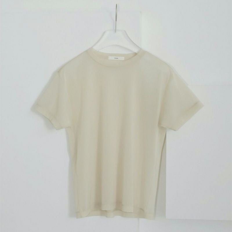 anuke/アンヌーク】Sheer Tulle T-shirts(シアーチュールTシャツ