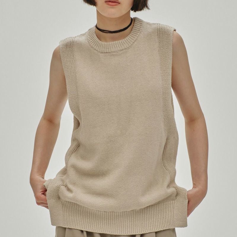 TODAYFUL/トゥデイフル】Cottonlinen Knit Vest・12510512