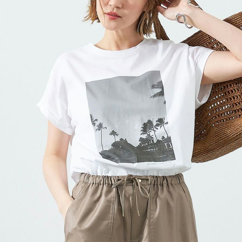 MICA&DEAL/マイカアンドディール】フォトプリントT-shirt-city