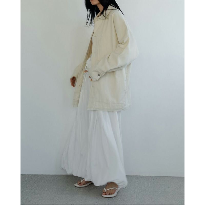 anuke/アンヌーク】Volume Balloon Skirt(ボリュームナイロンスカート anuke/アンヌーク】Volume Balloon Skirt(ボリュームナイロンスカート