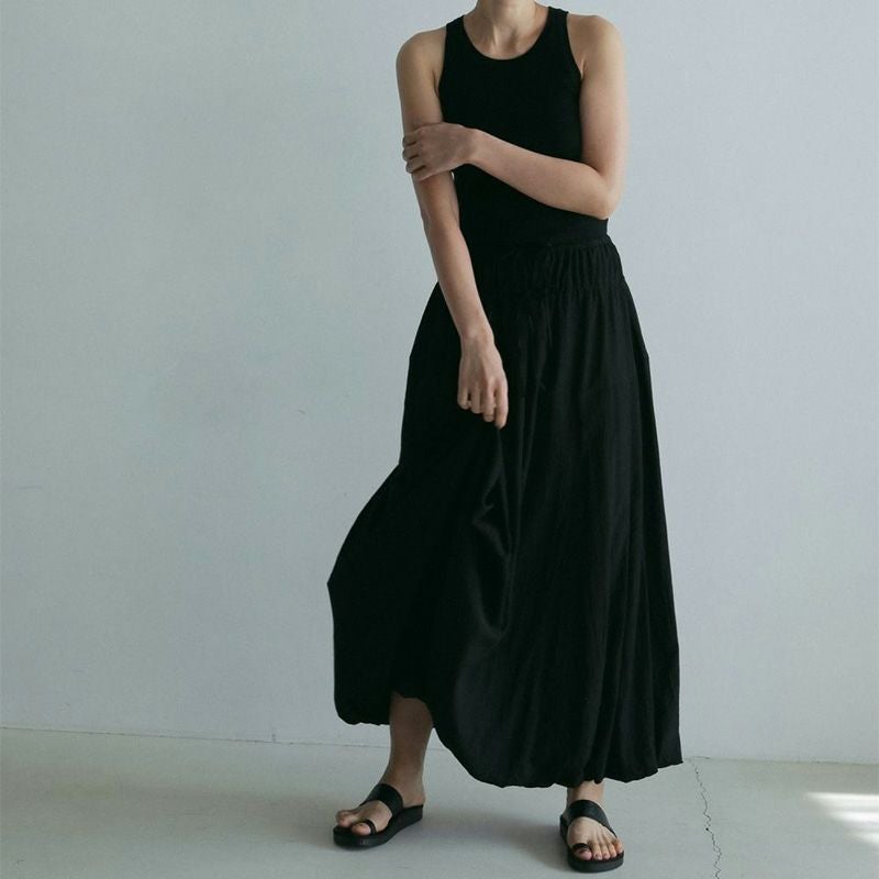 anuke/アンヌーク】Volume Balloon Skirt(ボリュームナイロンスカート anuke/アンヌーク】Volume Balloon Skirt(ボリュームナイロンスカート