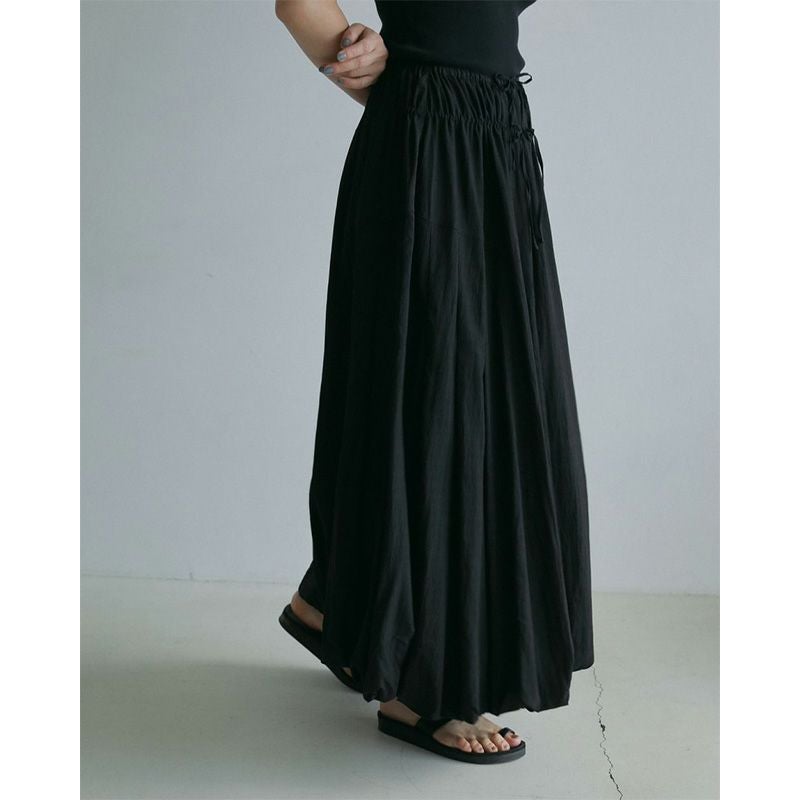 anuke/アンヌーク】Volume Balloon Skirt(ボリュームナイロンスカート anuke/アンヌーク】Volume Balloon Skirt(ボリュームナイロンスカート