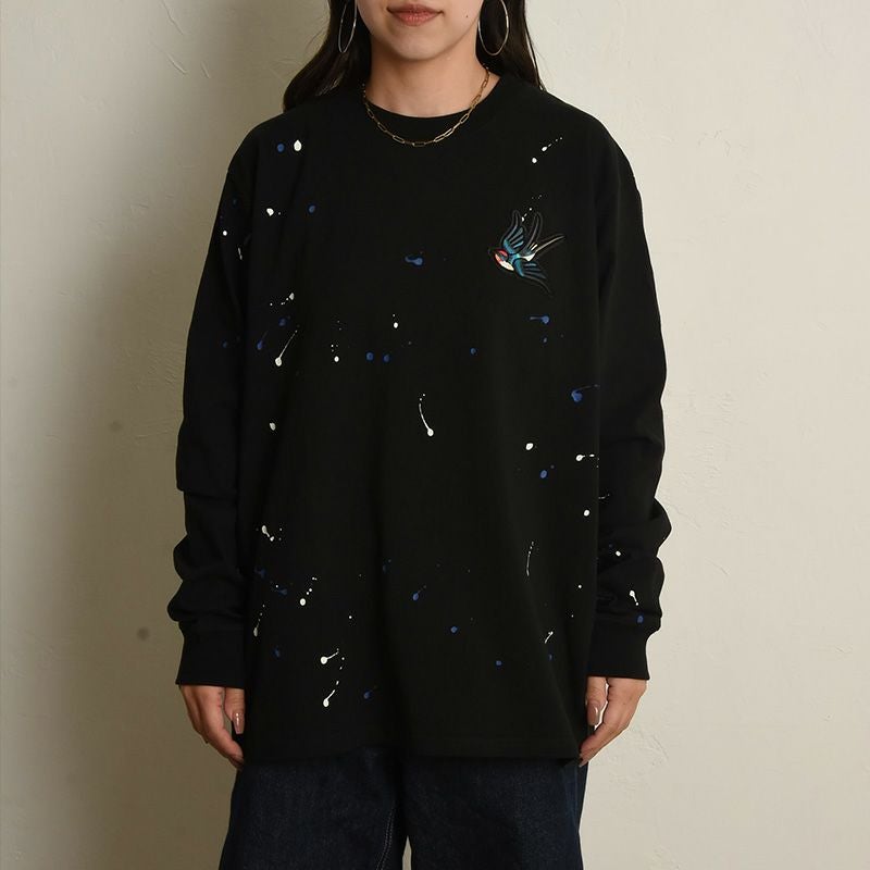 【タグ付き新品】ロドリリオン　painting long sleeve tee RhodolirioN/ロドリリオン】Painting Long Tee(ロンT)・RV1072