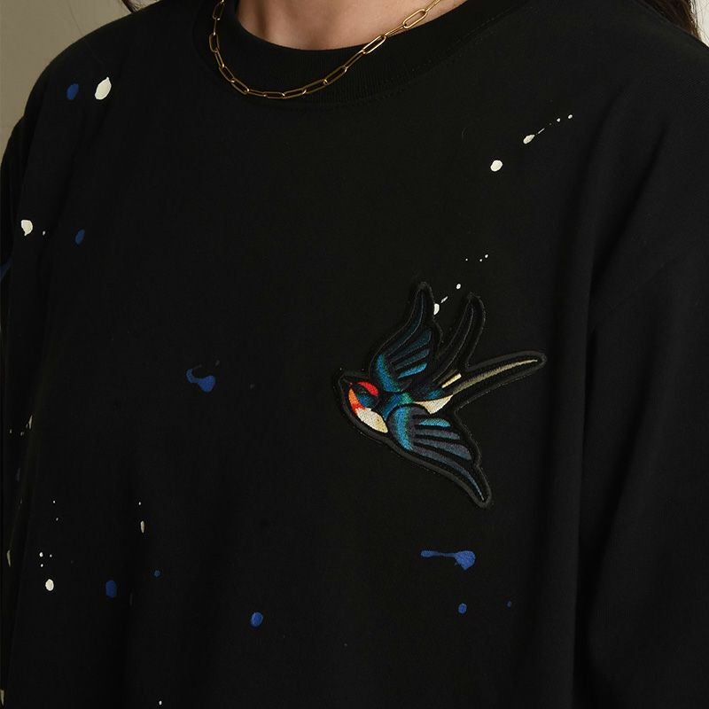 【タグ付き新品】ロドリリオン　painting long sleeve tee RhodolirioN/ロドリリオン】Painting Long Tee(ロンT)・RV1072