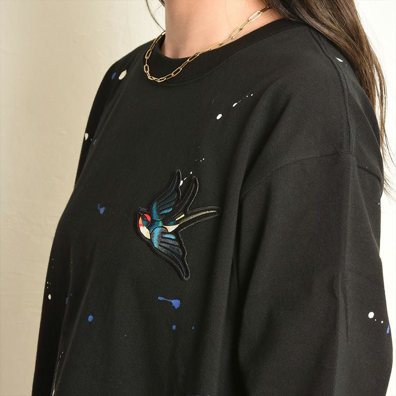 【タグ付き新品】ロドリリオン　painting long sleeve tee RhodolirioN/ロドリリオン】Painting Long Tee(ロンT)・RV1072