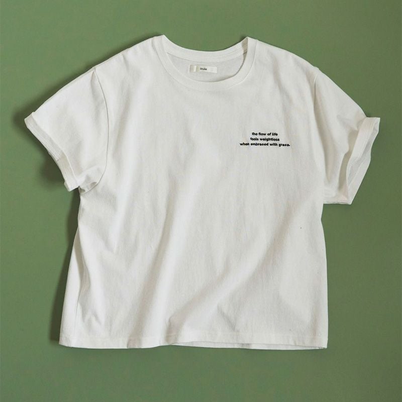 anuke/アンヌーク】Embroidery Logo T-shirts・62520623 | GEOGRAPHY