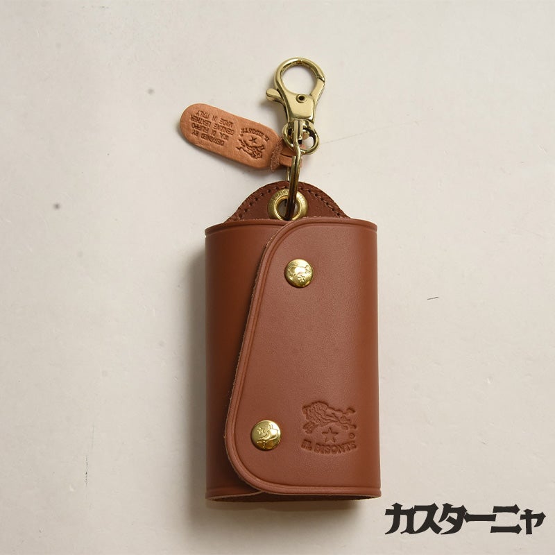 IL BISONTE/イルビゾンテ】KEY CASE レザーキーケース・54252309850