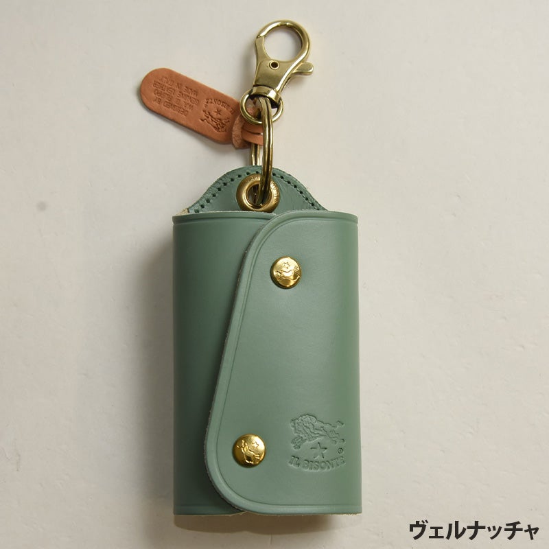 IL BISONTE/イルビゾンテ】KEY CASE リング型レザーキーケース